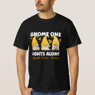 Appendix Cancer Appendicitis Cancer Amber Ribbon T-Shirt