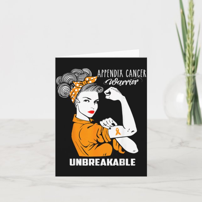 Appendix Cancer Awareness Card (Front)
