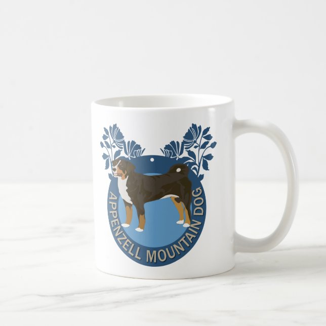 Appenzell mountain dog coffee mug (Right)