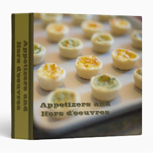 Appetizers and hors d'oeuvres recipes avery binder