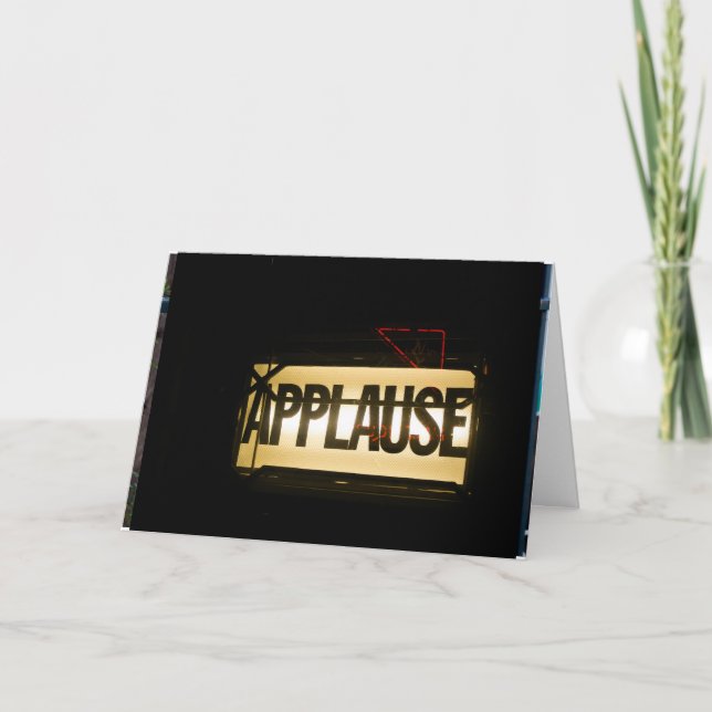 Applause Card (Front)