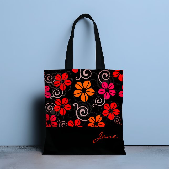 Applause Flower Personalized Tote Bag (Creator Uploaded)