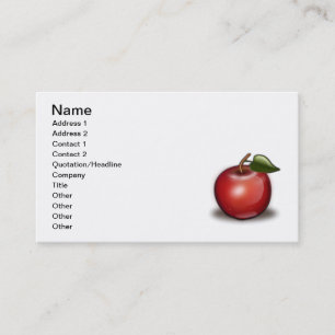 apple_002_Vector_Clipart Business Card
