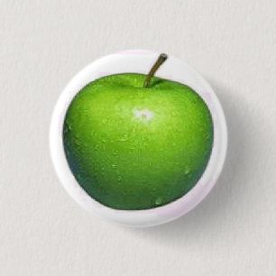 Apple 1 Inch Round Button