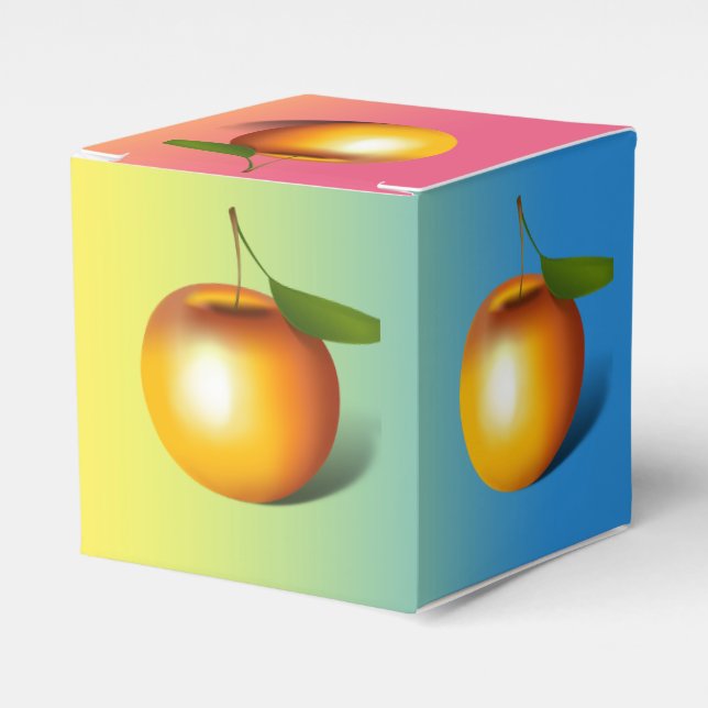 Apple 3-d favor box (Front Side)