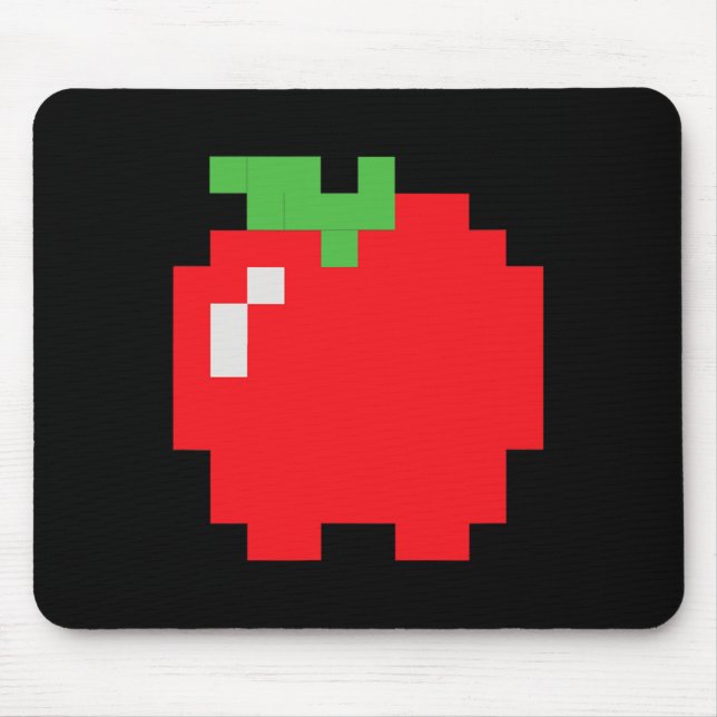 Apple 80s Video Game Halloween Group Costume  Mouse Pad (Front)