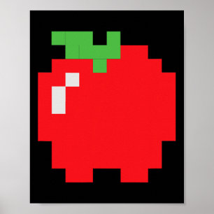 Apple 80s Video Game Halloween Group Costume Poster