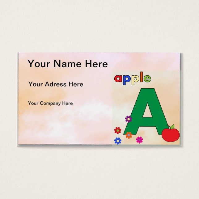 Apple A Letter A (Front)