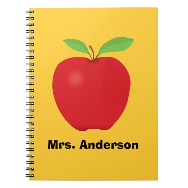Apple a personnalisé avec le carnet de nom de (Devant)