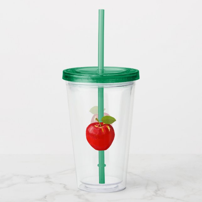 Apple Acrylic Cup (Front)