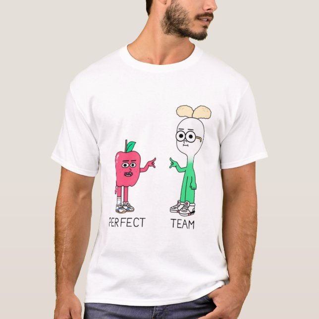  apple and onion  T-Shirt (Front)