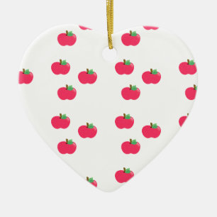 apple apples fruit food vine custom personalize ceramic ornament