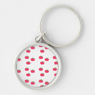 apple apples fruit food vine custom personalize keychain