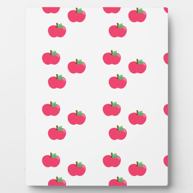 apple apples fruit food vine custom personalize plaque (Front)