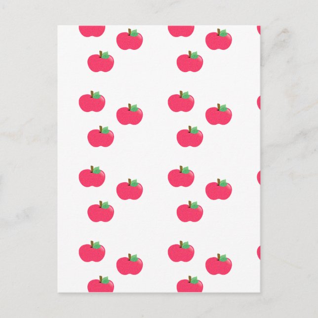 apple apples fruit food vine custom personalize postcard (Front)