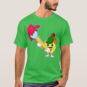 Apple as Painter with Paint brush T-Shirt