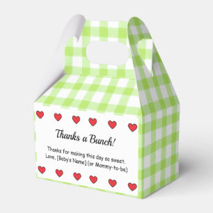 Apple Baby Shower Favour Tags – “Thanks a Bunch!” Favor Box