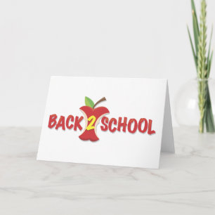 Apple Back To School Banner Card