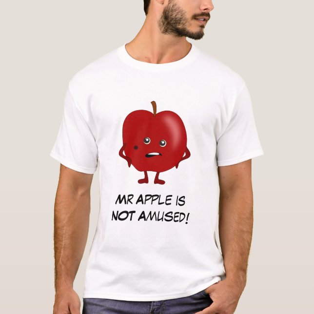 Apple: Bad Fruit Gang with Customizable Slogan T-Shirt (Front)