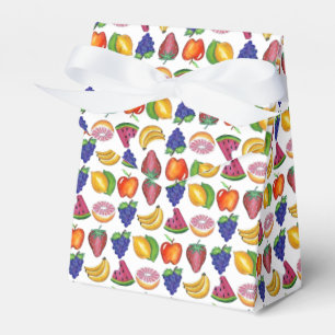 Apple Banana Lemon Lime Grapes Berry Fruit Salad Favor Box