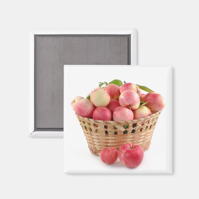 Apple Basket, Harvest, Autumn Magnet (Front/Back)