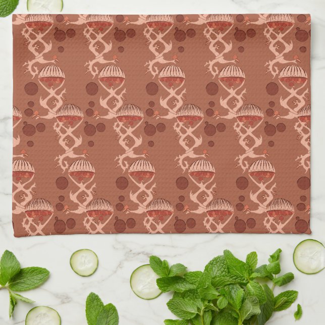 Apple Baskets III Kitchen Towel (Folded)