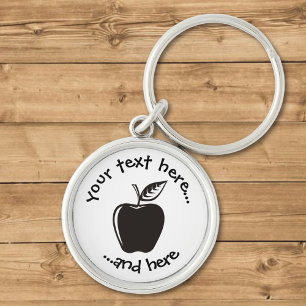 Apple Black Keychain