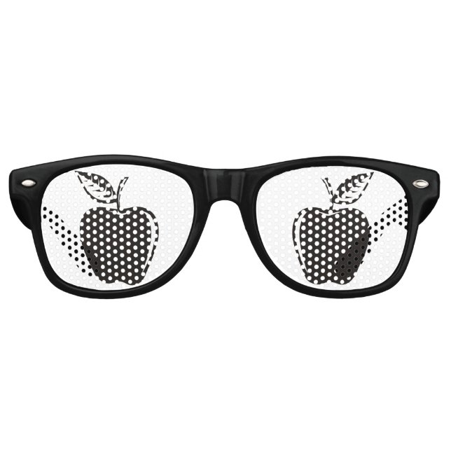 Apple Black Retro Sunglasses (Front)
