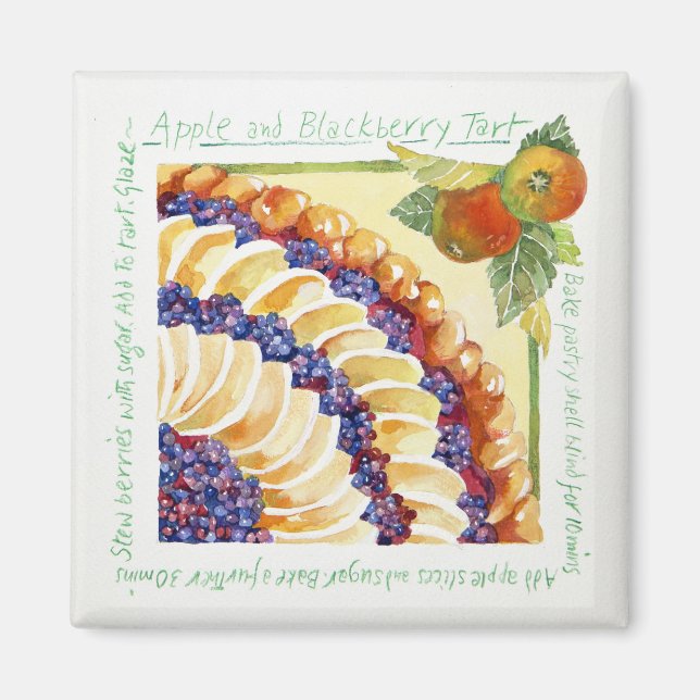 Apple blackberry tart 2014 magnet (Front)