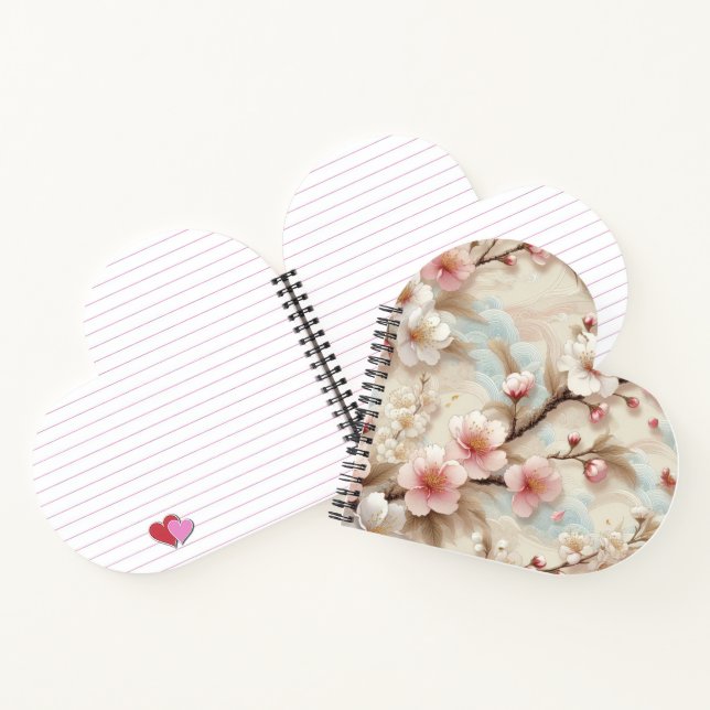 Apple Blossom Branches Notebook (Inside)
