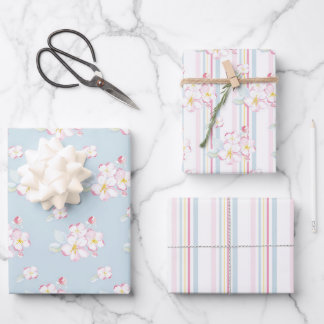Apple Blossom Collection Wrapping Paper Sheet