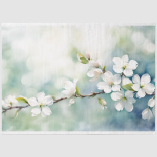 Apple Blossom Decoupage Tissue Paper
