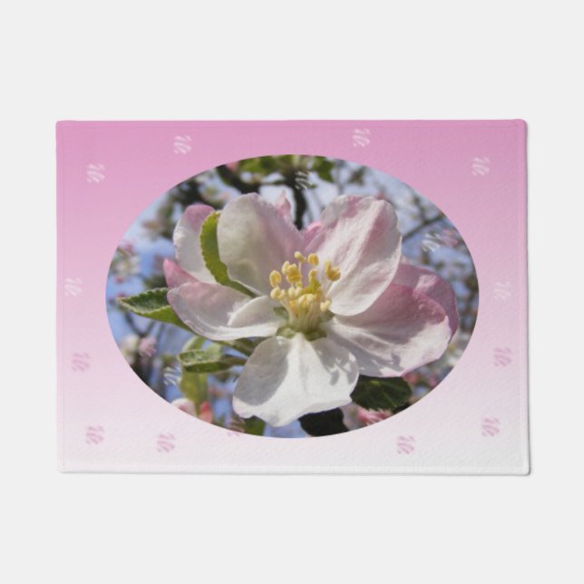 Apple Blossom Doormat (Front)