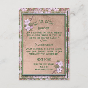 Apple blossom - Enclosure card