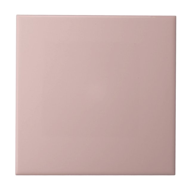 Apple Blossom Flower Pink Square Kitchen and Bath Tile (Front)