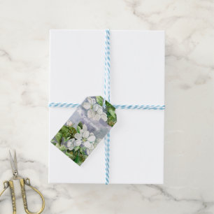 Apple blossom gift tags