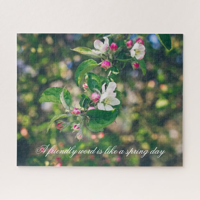 Apple blossom jigsaw puzzle (Horizontal)
