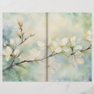 Apple Blossom Journal Page