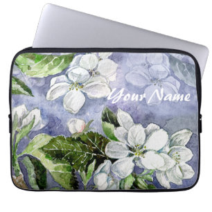 Apple blossom  laptop sleeve