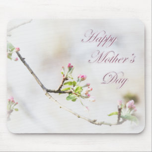 Apple Blossom Mother's Day Mouse Pad