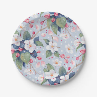 Apple Blossom (Oyster Bay) Paper Plate