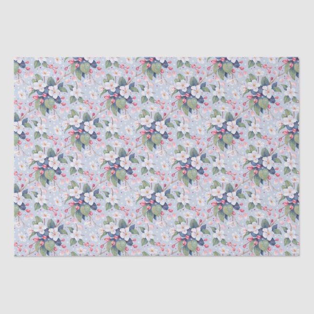 Apple Blossom (Oyster Bay) Tissue Paper (Front)