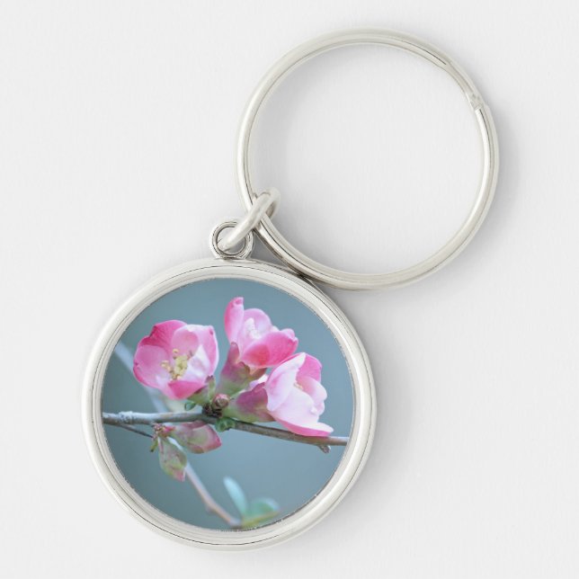 Apple Blossom #P0358 Keychain (Front)