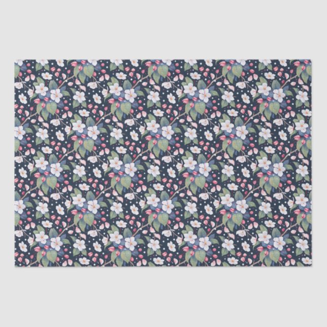 Apple Blossom (Tangaroa) Tissue Paper (Front)