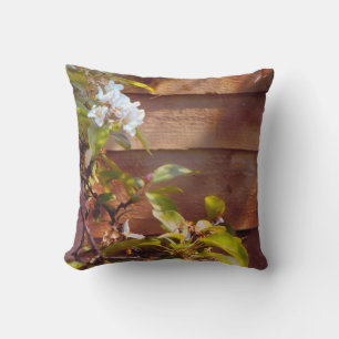 Apple Blossom Throw Pillow