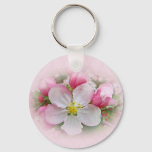 Apple Blossom Time Keychain
