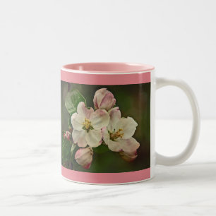 Apple Blossom Time Two-Tone Coffee Mug