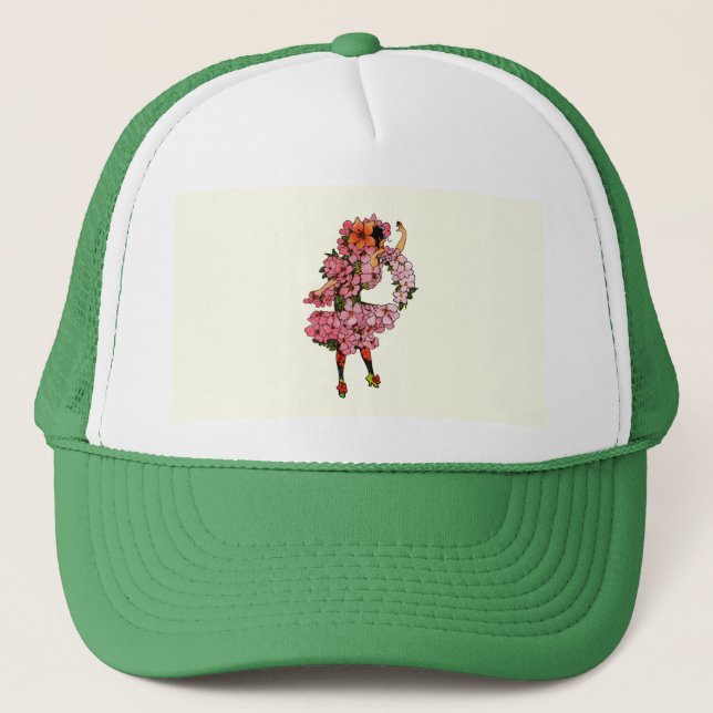 Apple Blossom Trucker Hat (Front)