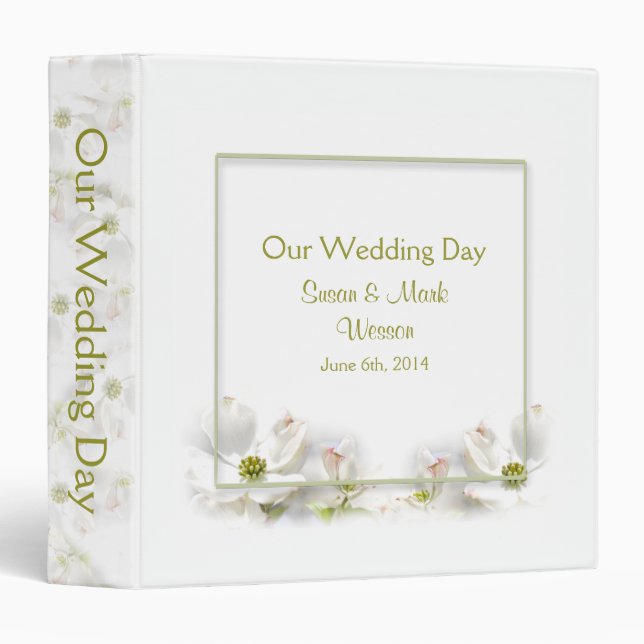 APPLE BLOSSOM WEDDING COLLECTION - BINDER (Front/Spine)