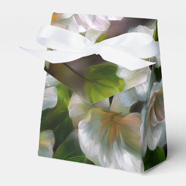Apple Blossoms Favor Box (Front Side)